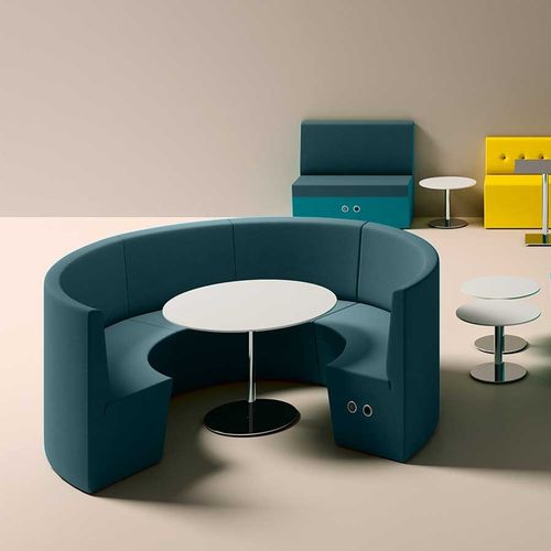 Banquette modulable - JUSTIN - Domingolotti - contemporaine / en tissu / en stratifié