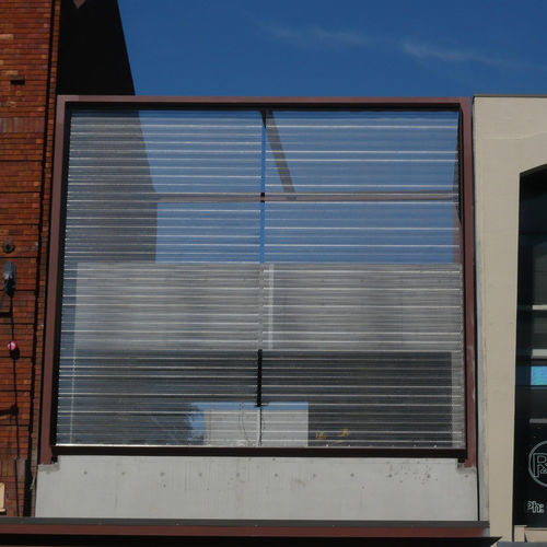 Toile métallique tissée en acier - TRANSIT F360 - LOCKER Group - pour façade / pour rideaux / à maillage triangulaire