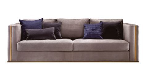 Canapé contemporain - ULYSSE S 773 - Elledue srl - en tissu / 2 places