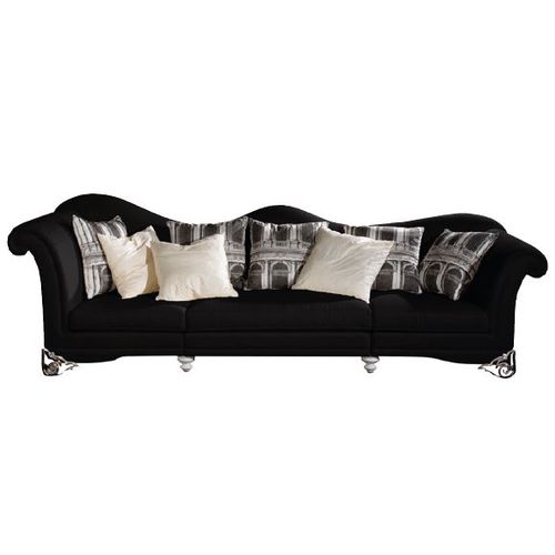 Canapé classique - DOGE COMPOSITION 2  - Elledue srl - en tissu / noir