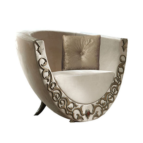 Fauteuil de style - SARAYA S 647 - Elledue srl - en tissu / beige