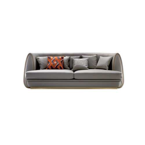 Canapé contemporain - ULYSSE S 763 - Elledue srl - en tissu / avec coussin amovible / gris