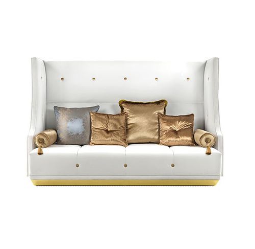 Canapé classique - CAESAR S913 - Elledue srl - en tissu / avec dossier haut / à oreilles