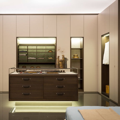 Dressing contemporain - VENICE - Emmebi Industria Mobili - en chêne / en noyer / en frêne