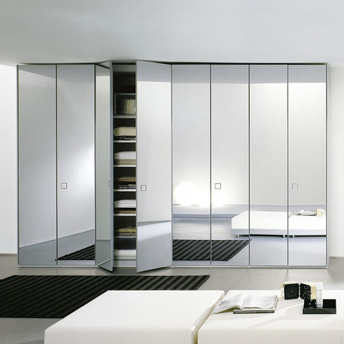 Armoire contemporaine - ATLANTE SEVENTY - Emmebi Industria Mobili - en bois laqué / en chêne / en noyer