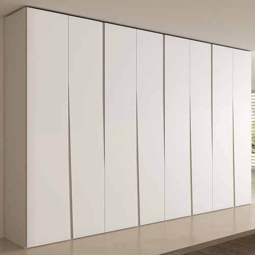 Armoire contemporaine - SIPARIO - Emmebi Industria Mobili - en bois laqué / en noyer / à portes battantes