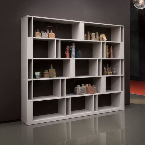 Étagère contemporaine - BRERA  - Emmebi Industria Mobili - en bois / en bois laqué / blanche