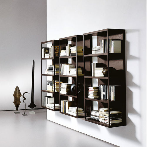 Étagère murale - WALLBOX  - Emmebi Industria Mobili - contemporaine / en noyer / en wengé