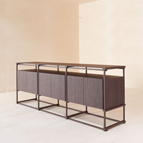 Buffet contemporain - GRANDPA' - Emmemobili - en chêne / en bois massif / en wengé