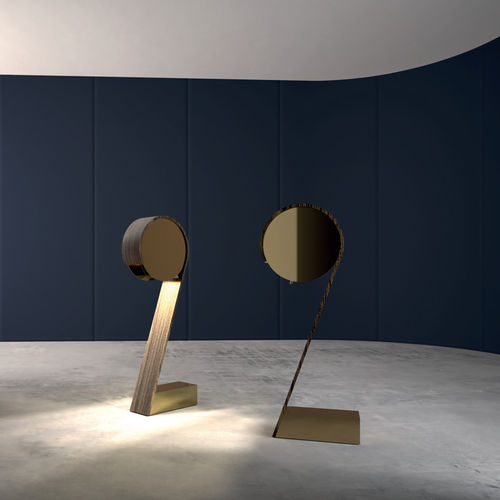 Lampe sur pied - TWO - Emmemobili - en contreplaqué / contemporaine / d'intérieur