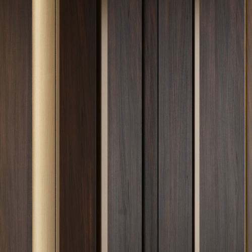 Panneau en bois pour agencement intérieur - FRACTAL - Emmemobili - pour mur / en chêne / en cerisier