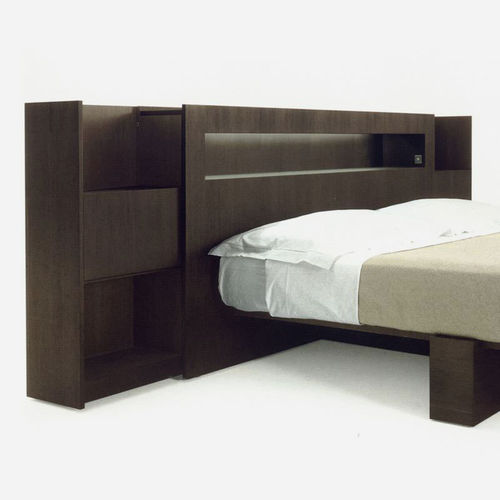 Tête de lit pour lit double - TESTATA 12 - Emmemobili - contemporaine / en chêne / avec tables de chevet