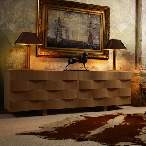 Buffet contemporain - LERICI  - Emmemobili - en chêne / en wengé / par Ferruccio Laviani