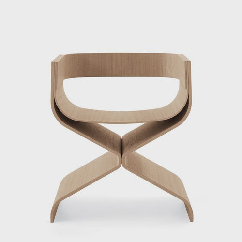 Chaise contemporaine - ROMA  - Emmemobili - d'intérieur / en chêne / en contreplaqué moulé