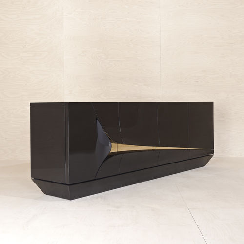 Buffet contemporain - DAKAR  - Emmemobili - en bois laqué / en chêne / par Ferruccio Laviani