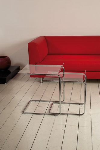 Table gigogne contemporaine - DUETTO - Emporium - en méthacrylate / rectangulaire / résidentielle