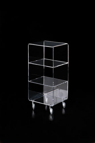 Étagère à roulettes - ANDY - Emporium - contemporaine / en méthacrylate