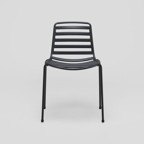 Chaise contemporaine - STREET  - Enea - d'extérieur / en textile résistant à l'eau / en acier