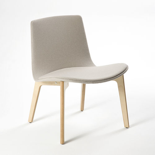 Chauffeuse contemporaine - LOTTUS WOOD - Enea - en tissu / en bois / en chêne
