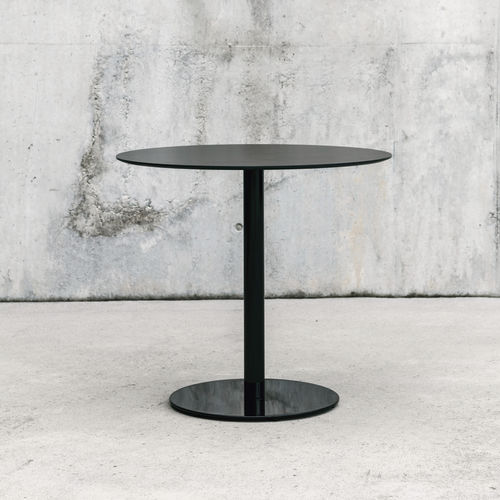 Table bistrot contemporaine - PUNTO 21 - Enea - en HPL / en chêne / en mélaminé