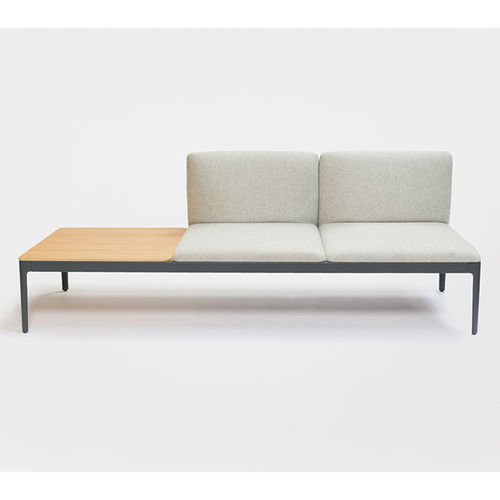 Banquette modulable - KUBIKA - Enea - contemporaine / en tissu / en placage de bois