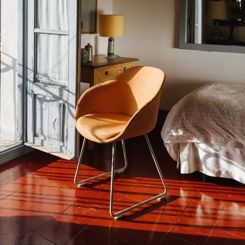 Chaise contemporaine - Lore Sledge - Enea - d'extérieur / d'intérieur / en tissu