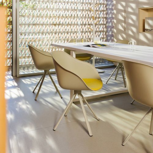 Chaise contemporaine - Lore Spin - Enea - d'extérieur / d'intérieur / en tissu