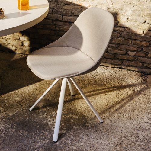 Chaise contemporaine - Mate Spin - Enea - d'extérieur / d'intérieur / en tissu