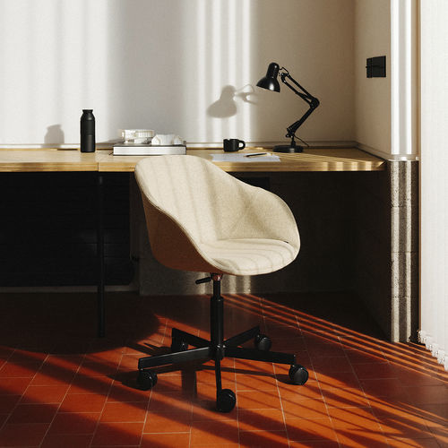 Chaise de bureau contemporaine - Lore - Enea - d'intérieur / en tissu / en polypropylène