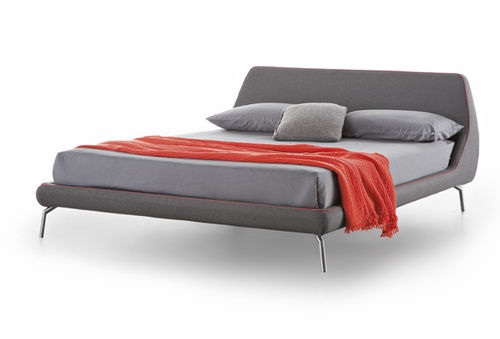 Lit double - ASTON - Ennerev Materassi - contemporain / tapissé / en métal