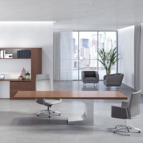 Bureau de direction - NIEMEYER - ESTEL - sur pied / de 2 à 4 personnes / contemporain