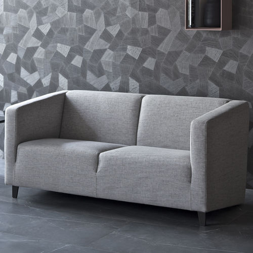 Canapé contemporain - STEVE - ESTEL - en tissu / en cuir / en mousse de polyuréthane