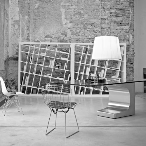 Bibliothèque murale - GIANO K - ESTEL - contemporaine / pour bureau / en bois laqué