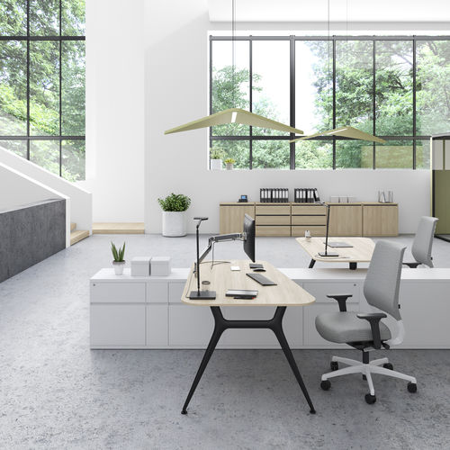Bureau pour open space - CARTESIO  - ESTEL - sur pied / de 2 à 4 personnes / de 4 à 8 personnes
