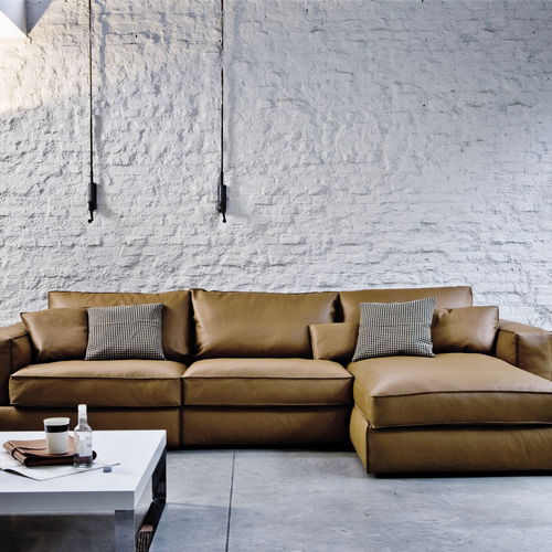 Canapé modulable - CARESSE  - ESTEL - d'angle / lit / contemporain