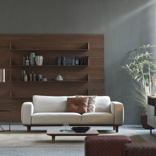 Canapé modulable - CARESSE EN VOL - ESTEL - d'angle / contemporain / en tissu