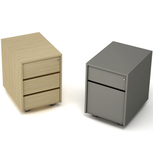 Caisson de bureau en métal - PEDESTAL - ESTEL - à 3 tiroirs / à 2 tiroirs / à roulettes