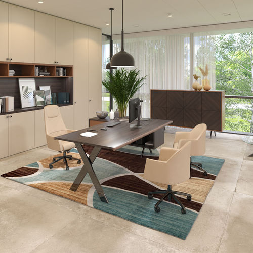 Bureau de direction - S.ANDREA - ESTEL - pour open space / sur pied / pour 1 personne