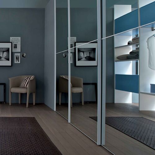 Armoire modulable - ANFITEATRO - ESTEL - murale / contemporaine / agglomérée
