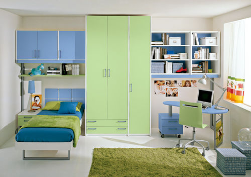 Chambre d'enfant bleue - C4 - Faer Ambienti - mixte
