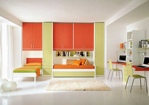 Chambre d'enfant orange - P.10 - Faer Ambienti - mixte