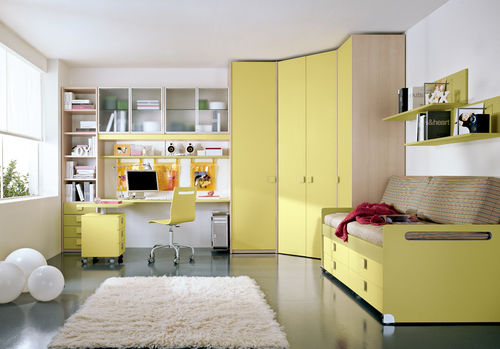 Chambre d'enfant jaune - A.3 - Faer Ambienti - mixte