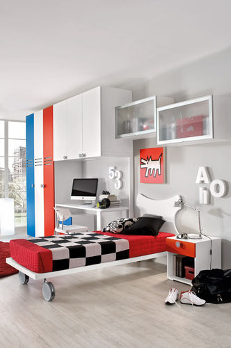 Chambre d'enfant rouge - SPORT - MOTORI 4 - Faer Ambienti - mixte