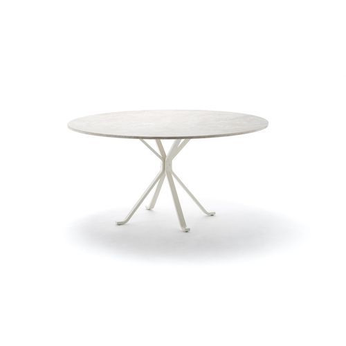 Table à manger contemporaine - CRAB - fasem - en verre trempé / en verre fumé / en marbre