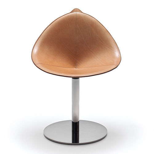Chaise de salle à manger contemporaine - FIORILE BT - fasem - d'intérieur / en cuir / avec piètement en acier