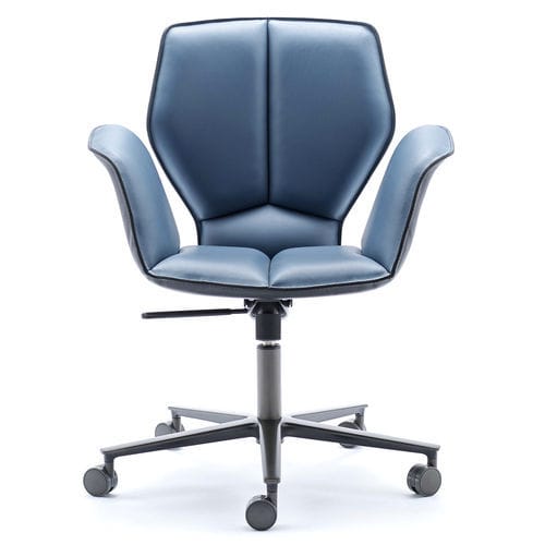 Fauteuil de direction contemporain - FOSCA BIG ABW - fasem - en cuir / en acier / tapissé