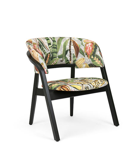 Fauteuil contemporain - PENAT LOUNGE - Fenabel- The heart of seating - en tissu / en bois / tapissé