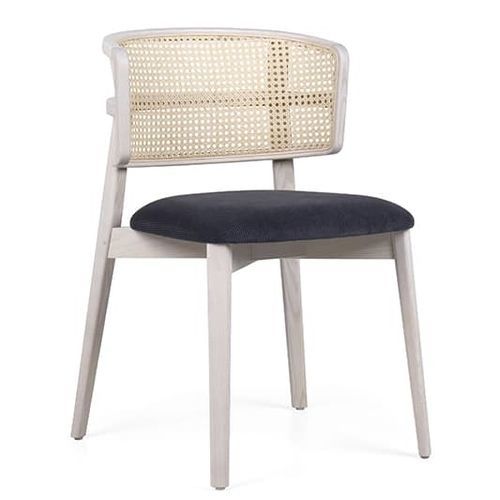 Chaise contemporaine - COFFEE WICKER - Fenabel- The heart of seating - d'intérieur / en tissu / en bois