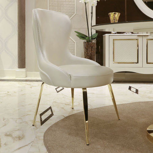 Chaise de salle à manger contemporaine - Elite - Formenti - d'intérieur / en tissu / en cuir