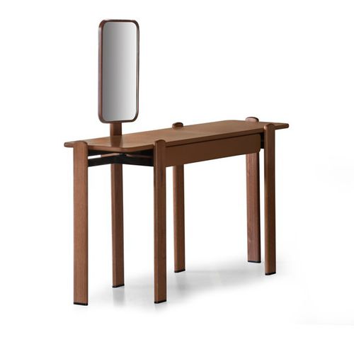 Coiffeuse contemporaine - ROD - Formitalia Group - en bois / en cuir / monoplace